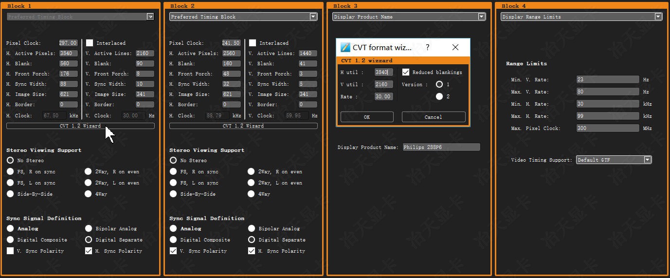 4K HDMI EDID detail 